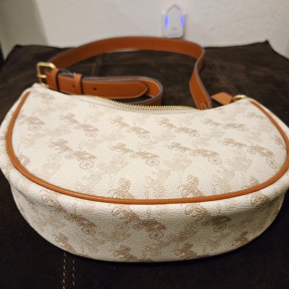 Coach Mira Shoulder Bag With Horse And Carriage Print, style number CM584. - Picture 9 of 13